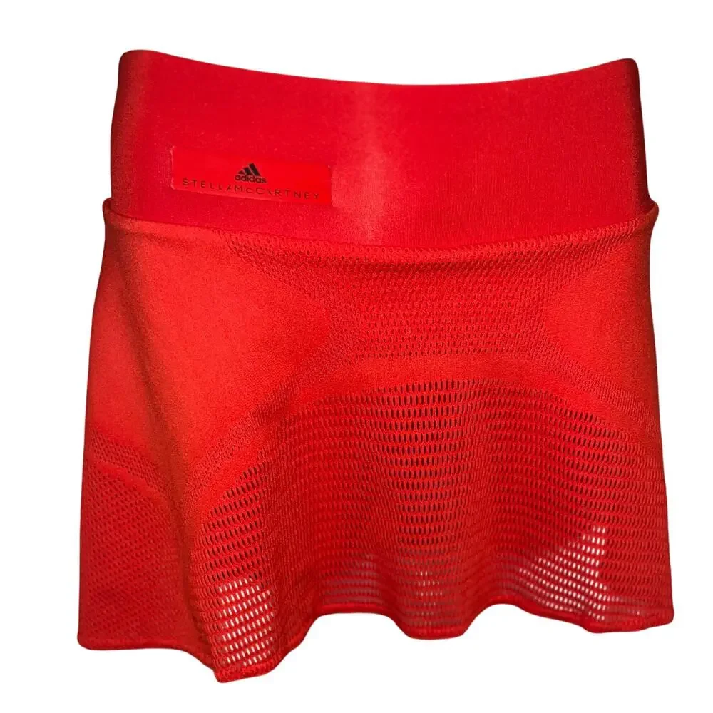 Adidas women’s Stella McCartney women’s red tennis shirt - Picture 3 of 15